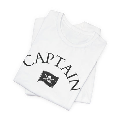T-Shirt Captain  Nautical Graphic Tee, Sea Lover Shirt, Sailor Theme Top, Unisex Beach Style