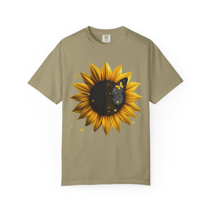 Sunflower Unisex T-shirt, Yellow Flower Tee, Floral Shirt, Botanical Top, Nature Lover Gift
