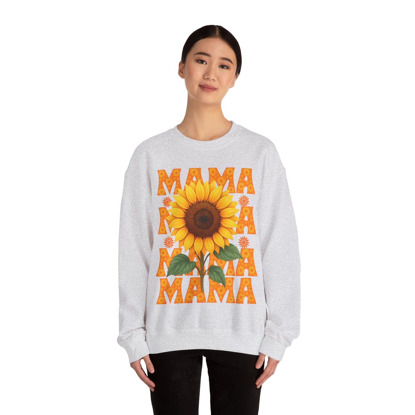Mama Sweatshirt, Mother's Day Gift, Floral Crewneck Jumper, Gift for Mom, Cute Mom Apparel, Cozy Motherhood Pullover