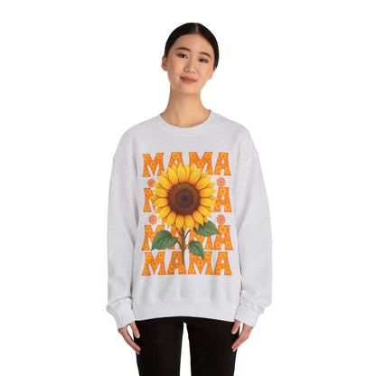 Mama Sweatshirt, Mother's Day Gift, Floral Crewneck Jumper, Gift for Mom, Cute Mom Apparel, Cozy Motherhood Pullover