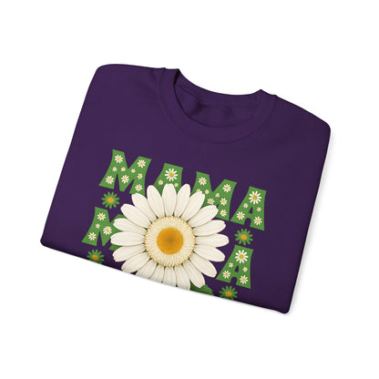 Mama Sweatshirt, Mother's Day Gift, Unisex Crewneck Jumper, Floral Top, Mom Birthday Present, Spring Outerwear,