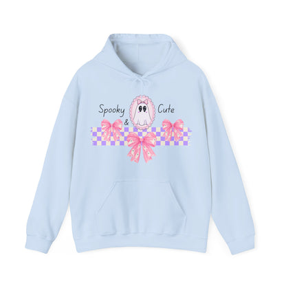 Spooky and Cute Pink Ghosts Unisex Hoodie - Halloween Sweatshirt, Gender-Neutral Pullover, Scary & Adorable Top