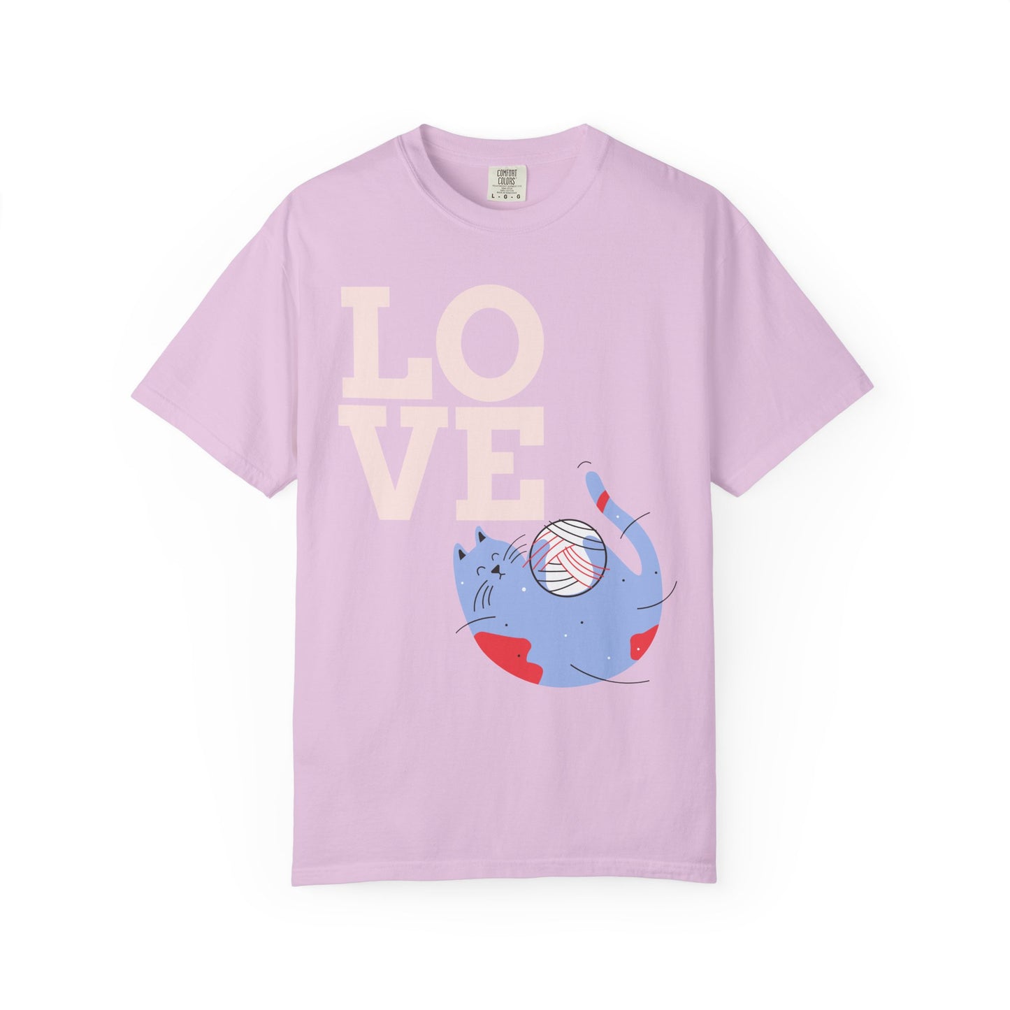 Comfort ColorsT-shirt Love Cats, cute