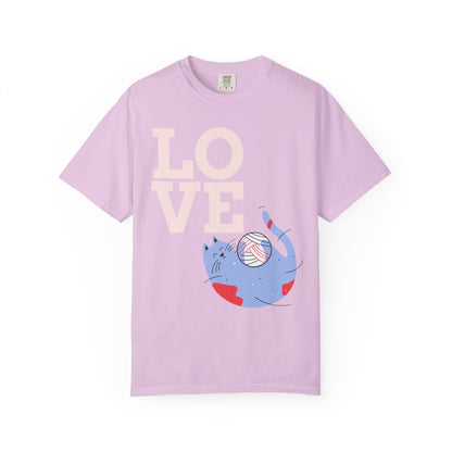 Comfort ColorsT-shirt Love Cats, cute