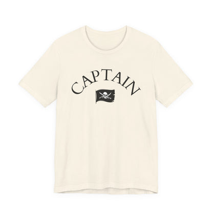 T-Shirt Captain  Nautical Graphic Tee, Sea Lover Shirt, Sailor Theme Top, Unisex Beach Style