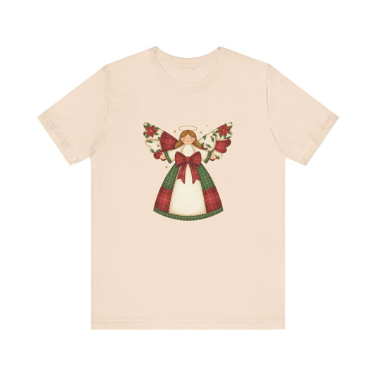 Christmas Angel Patchwork Tee