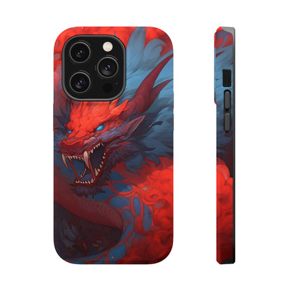 Phone Cases, Red Dragon Design, Dragon Lover Gift, Protective Cover, Unique Phone Accessories, Mythical Creature Phone Case