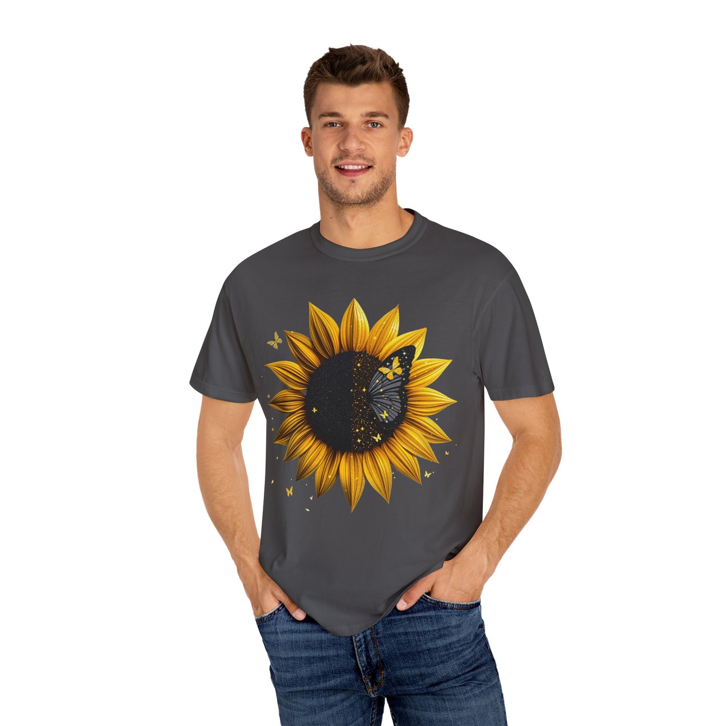 Sunflower Unisex T-shirt, Yellow Flower Tee, Floral Shirt, Botanical Top, Nature Lover Gift