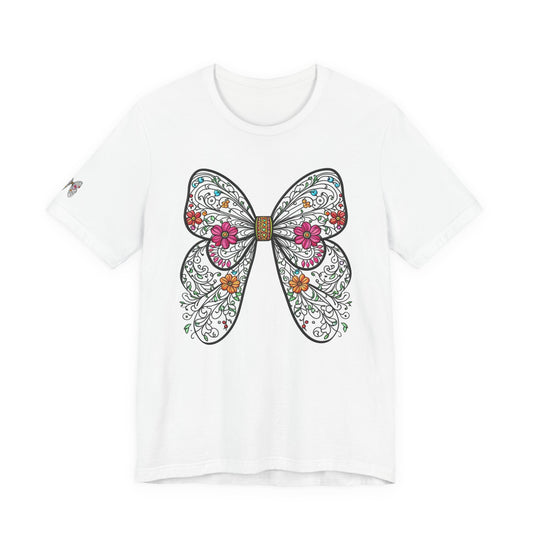T-Shirt Butterfly , Nature Lover Tee, Spring Graphic Top, Garden Inspired Shirt, Unisex Insect Design