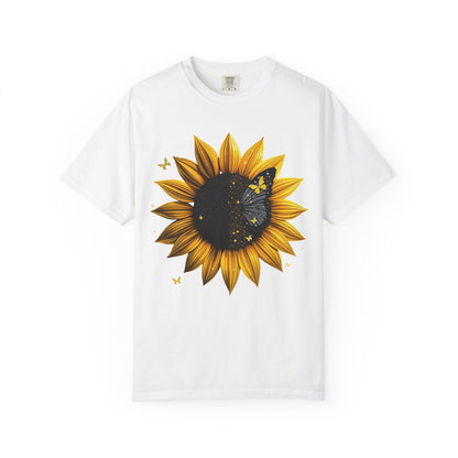 Sunflower Unisex T-shirt, Yellow Flower Tee, Floral Shirt, Botanical Top, Nature Lover Gift