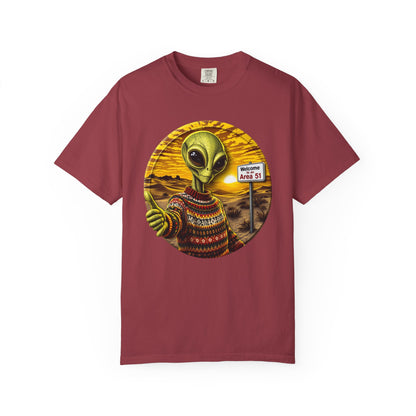 Area 51 Alien Ugly Sweater T-shirt, Extraterrestrial Graphic Tee, UFO Lover Gift, Funny Space Shirt, Ayy Lmao Clothing, Alien Abduction