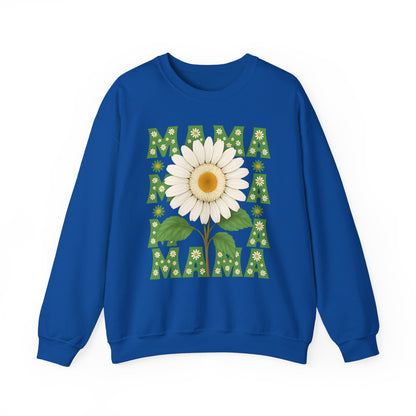 Mama Sweatshirt, Mother's Day Gift, Unisex Crewneck Jumper, Floral Top, Mom Birthday Present, Spring Outerwear,