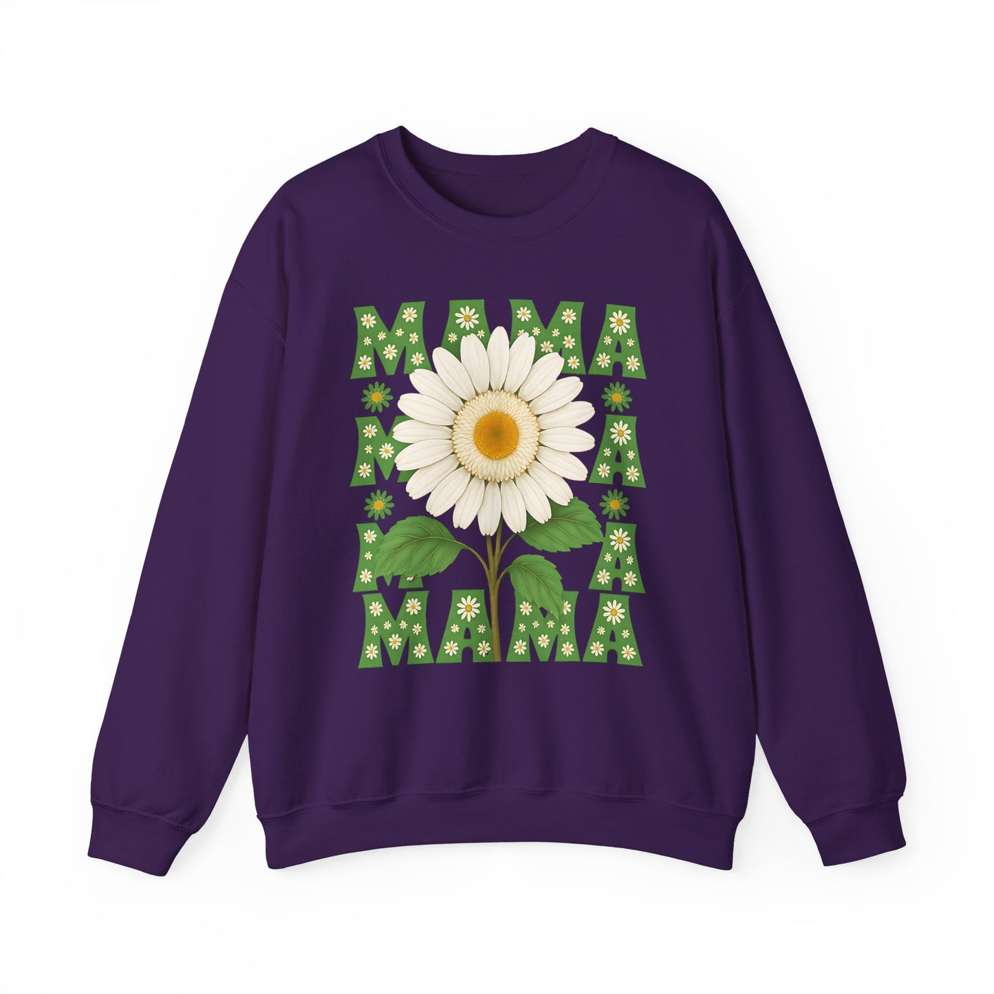 Mama Sweatshirt, Mother's Day Gift, Unisex Crewneck Jumper, Floral Top, Mom Birthday Present, Spring Outerwear,