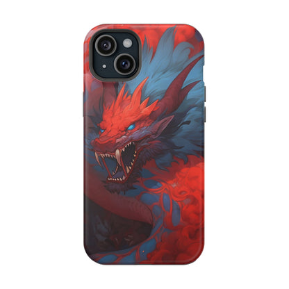 Phone Cases, Red Dragon Design, Dragon Lover Gift, Protective Cover, Unique Phone Accessories, Mythical Creature Phone Case