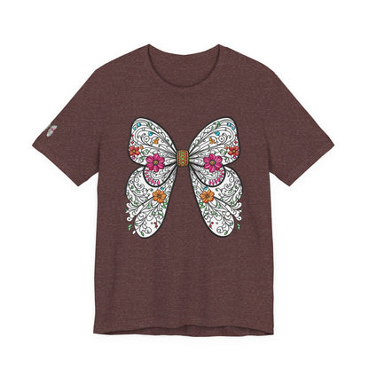 T-Shirt Butterfly , Nature Lover Tee, Spring Graphic Top, Garden Inspired Shirt, Unisex Insect Design