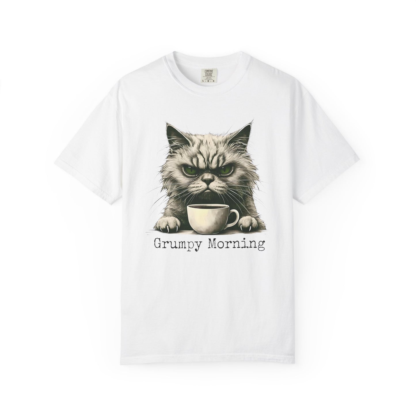 Grumpy Morning Cat Unisex T-shirt