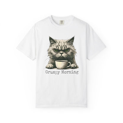 Grumpy Morning Cat Unisex T-shirt