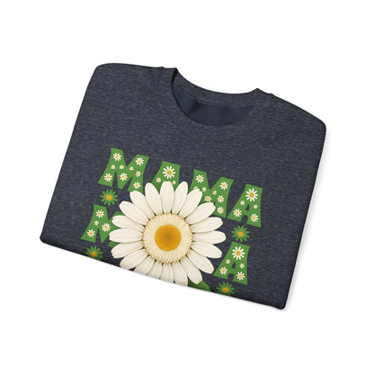 Mama Sweatshirt, Mother's Day Gift, Unisex Crewneck Jumper, Floral Top, Mom Birthday Present, Spring Outerwear,