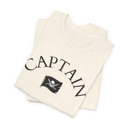 T-Shirt Captain  Nautical Graphic Tee, Sea Lover Shirt, Sailor Theme Top, Unisex Beach Style