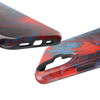 Phone Cases, Red Dragon Design, Dragon Lover Gift, Protective Cover, Unique Phone Accessories, Mythical Creature Phone Case