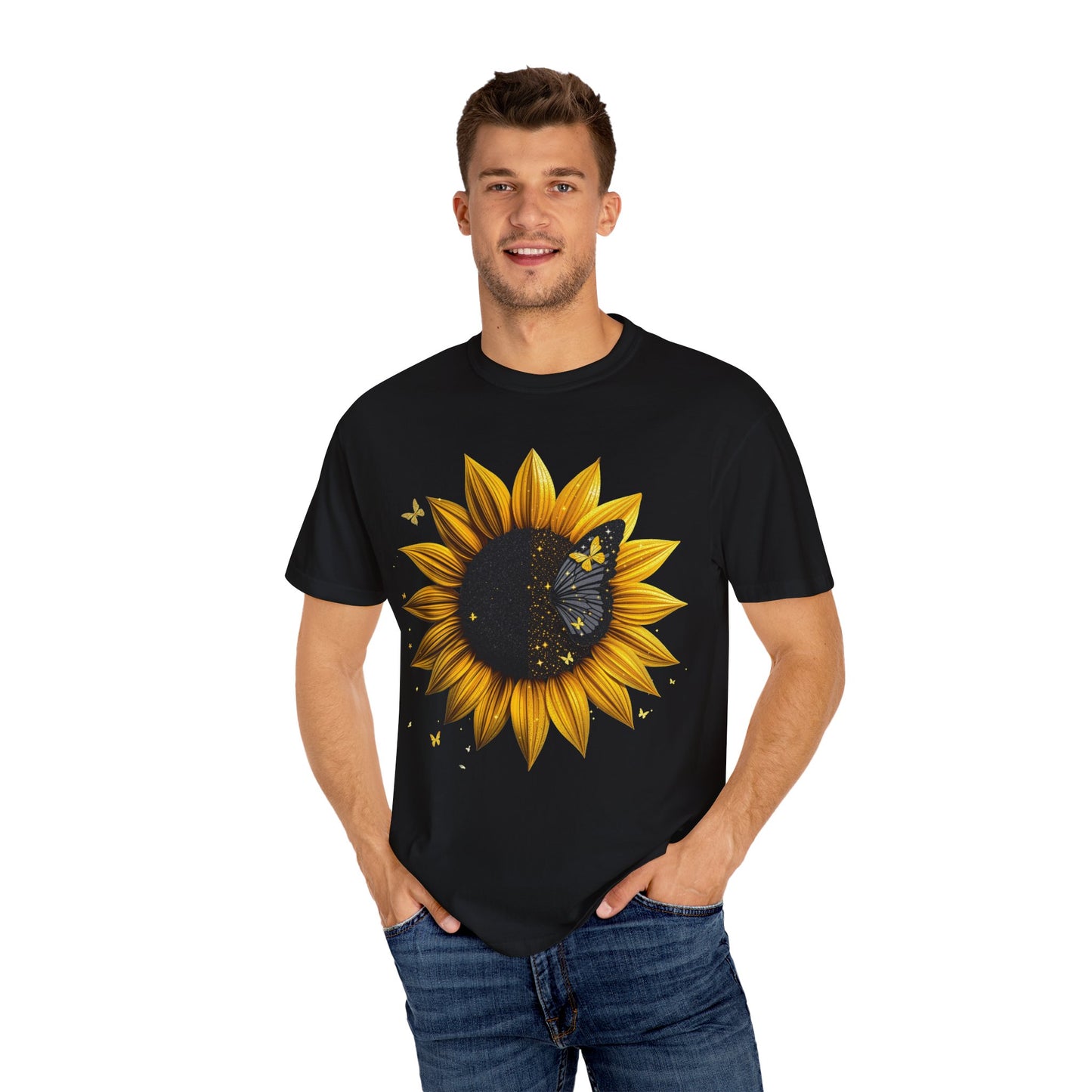 Sunflower Unisex T-shirt, Yellow Flower Tee, Floral Shirt, Botanical Top, Nature Lover Gift