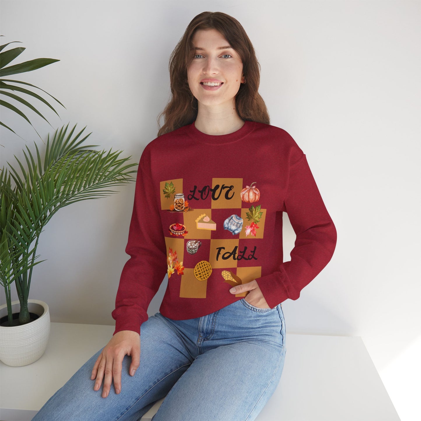 Love Fall Cozy Unisex Sweatshirt - Gildan Heavy Blend™