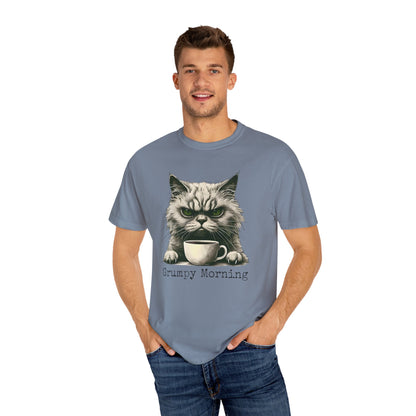 Grumpy Morning Cat Unisex T-shirt
