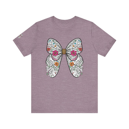 Butterfly Unisex Tee, Nature Lover Shirt, Spring Graphic Top, Insect Print T-Shirt, Garden Theme Clothing