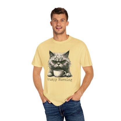 Grumpy Morning Cat Unisex T-shirt