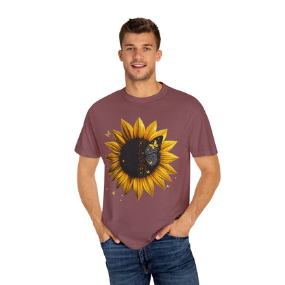 Sunflower Unisex T-shirt, Yellow Flower Tee, Floral Shirt, Botanical Top, Nature Lover Gift