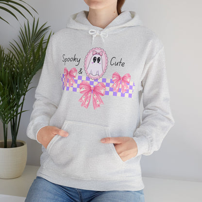 Spooky and Cute Pink Ghosts Unisex Hoodie - Halloween Sweatshirt, Gender-Neutral Pullover, Scary & Adorable Top
