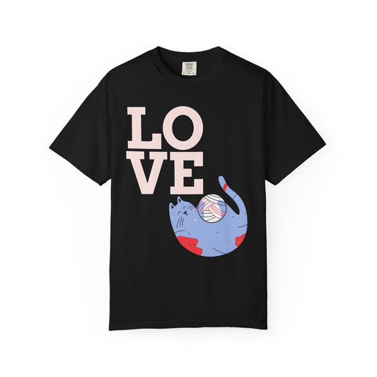 Comfort ColorsT-shirt Love Cats, cute