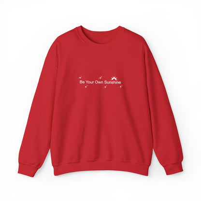 Embroided Crewneck Sweatshirt - Be Your Own Sunshine