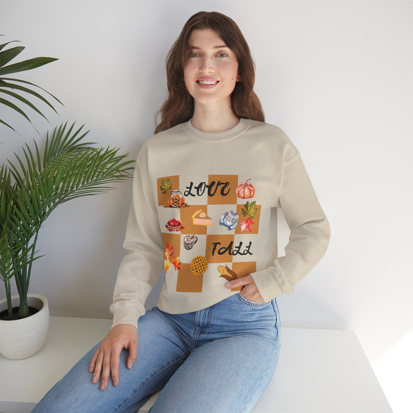 Love Fall Cozy Unisex Sweatshirt - Gildan Heavy Blend™