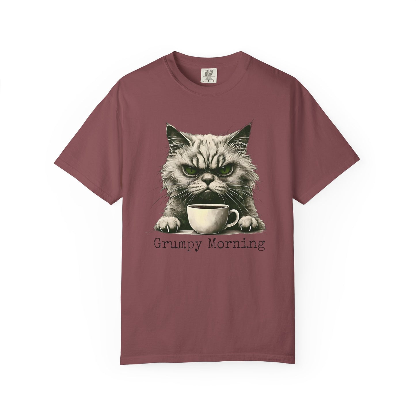 Grumpy Morning Cat Unisex T-shirt