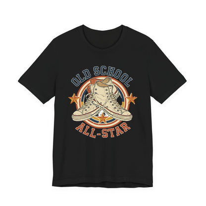 Old School All Star Tee, Retro T-Shirt, Vintage Graphic Tee, 90s Style Shirt, Classic Unisex Top