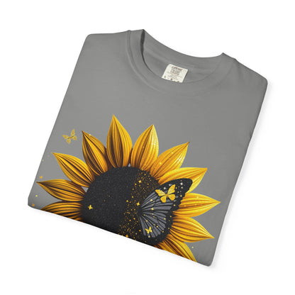 Sunflower Unisex T-shirt, Yellow Flower Tee, Floral Shirt, Botanical Top, Nature Lover Gift