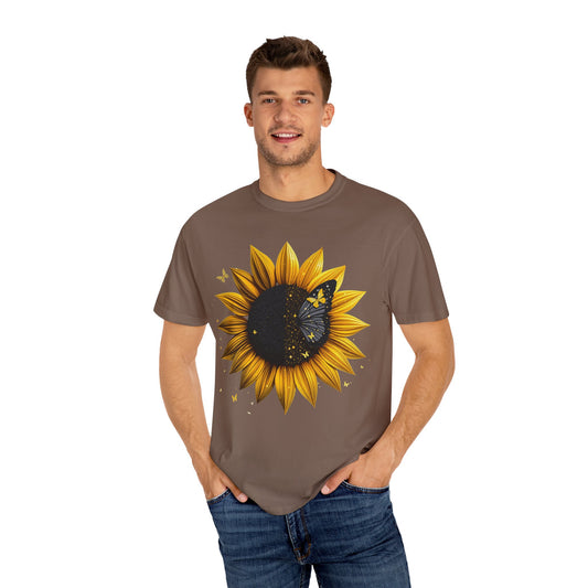 Sunflower Unisex T-shirt, Yellow Flower Tee, Floral Shirt, Botanical Top, Nature Lover Gift
