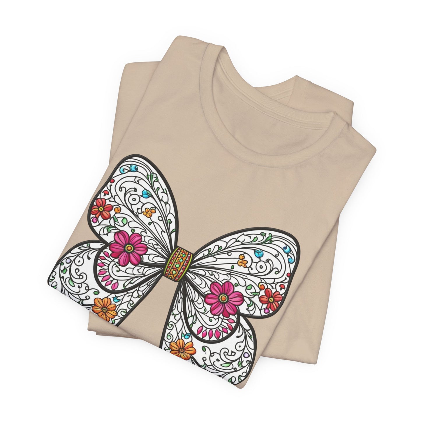 T-Shirt Butterfly , Nature Lover Tee, Spring Graphic Top, Garden Inspired Shirt, Unisex Insect Design