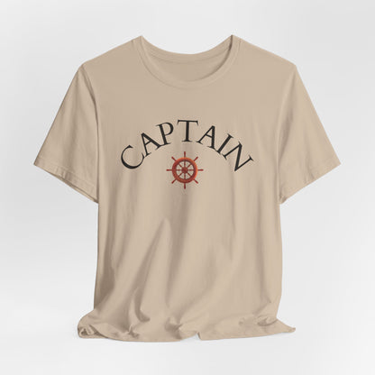 T-Shirt Captain, Nautical Graphic Tee, Sea Lover Shirt, Sailor Theme Top, Unisex Beach Style