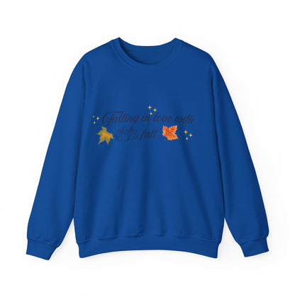 Swetshirt Falling  In Love With Fall Crewneck