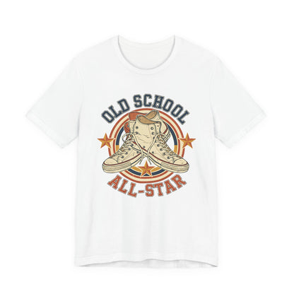 Old School All Star Tee, Retro T-Shirt, Vintage Graphic Tee, 90s Style Shirt, Classic Unisex Top