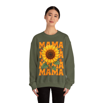 Mama Sweatshirt, Mother's Day Gift, Floral Crewneck Jumper, Gift for Mom, Cute Mom Apparel, Cozy Motherhood Pullover