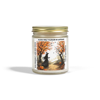 Scented Candles  Magic Autumn Warm Coconut Apricot Wax (9oz)