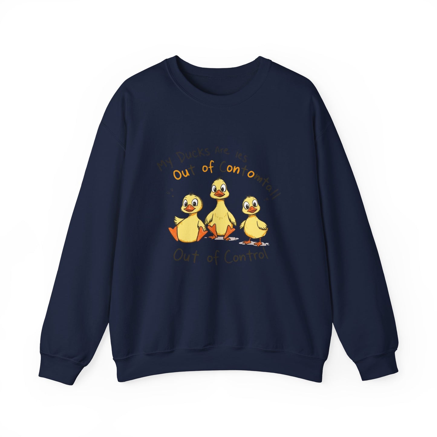 Sweatshirt Funny Duck Lover,  Ducks Are Out of Control, Cute Farm Animal Crewneck, Bird Lover Gift