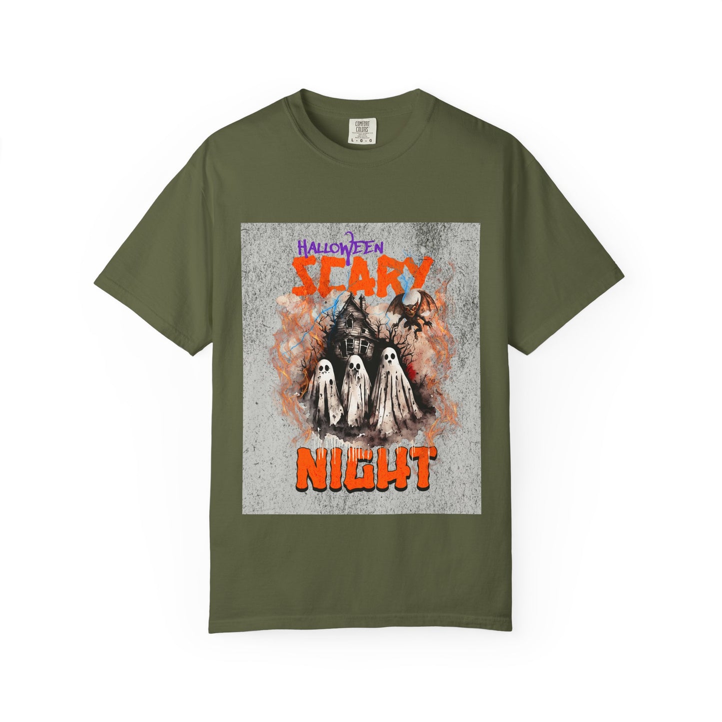 Ghostly Halloween Night Unisex T-shirt