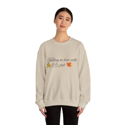 Swetshirt Falling  In Love With Fall Crewneck
