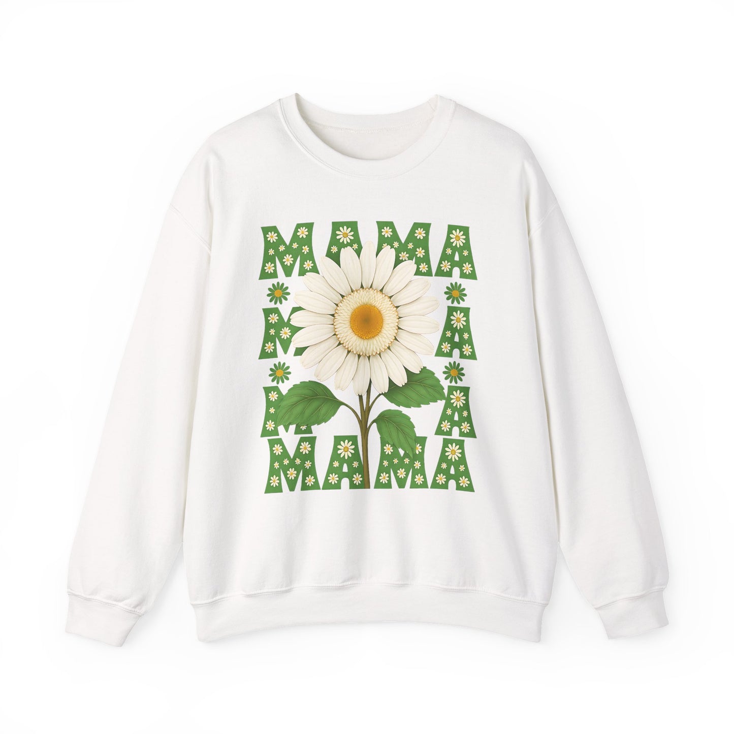 Mama Sweatshirt, Mother's Day Gift, Unisex Crewneck Jumper, Floral Top, Mom Birthday Present, Spring Outerwear,