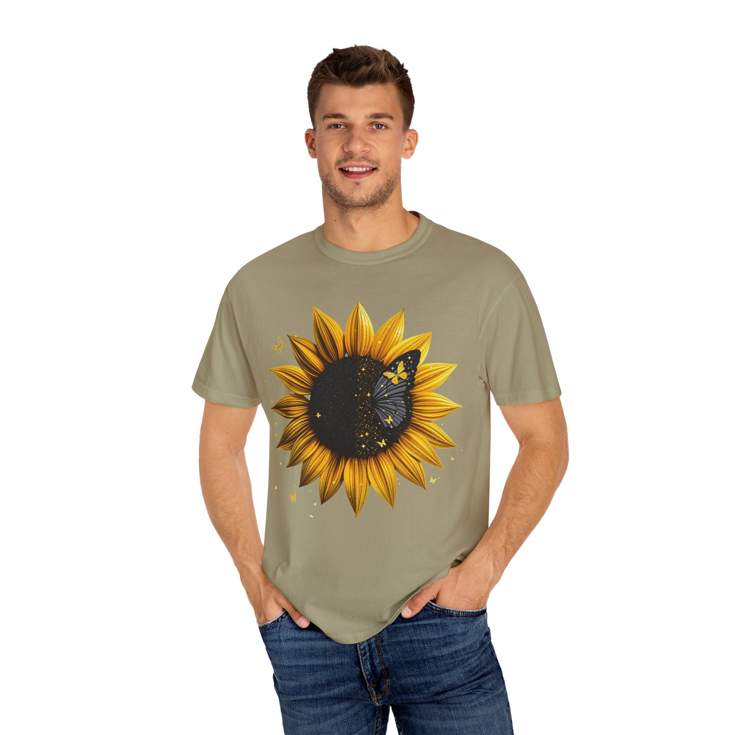 Sunflower Unisex T-shirt, Yellow Flower Tee, Floral Shirt, Botanical Top, Nature Lover Gift