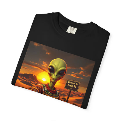 T-Shirt Alien Ugly Sweater,  Area 51 Christmas Tee, Funny Extraterrestrial Shirt, UFO Lover Gift, Space Holiday Top